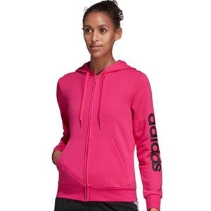 NWOT Women's adidas Essential Linear Zip Hoodie